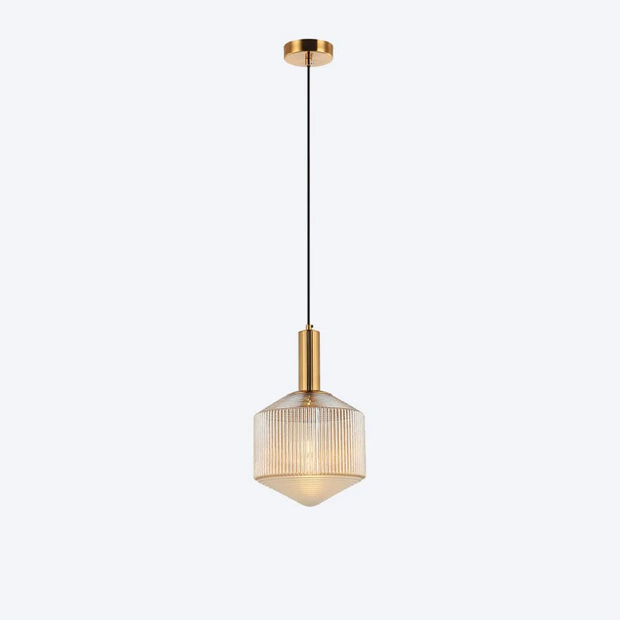 CAMILLA GLASS RIBBED PENDANT - Image 5