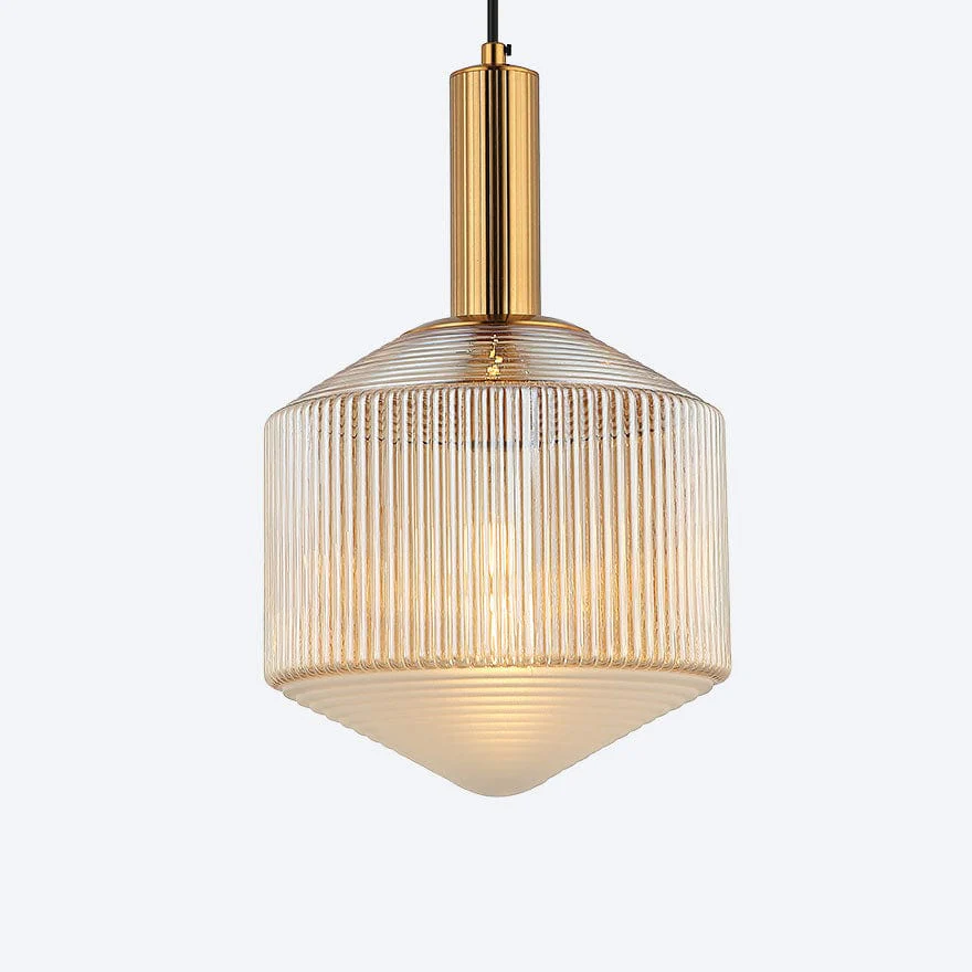 CAMILLA GLASS RIBBED PENDANT - Image 6