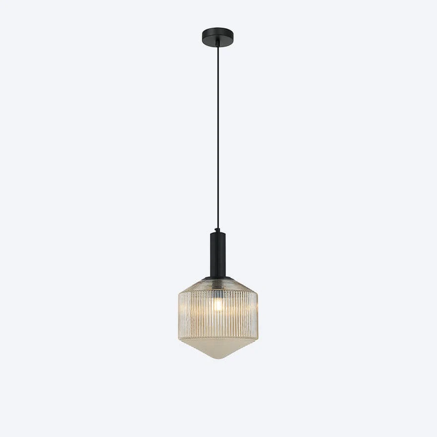 CAMILLA GLASS RIBBED PENDANT - Image 9